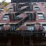 A building on West 17th Street in Chelsea where remaining tenants say many apartments have emptied out. | Ben Fractenberg/THE CITY