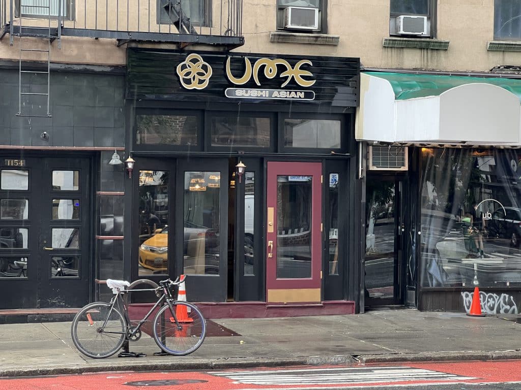 Ume Sushi will be opening at 1154 First Avenue, between 63rd and 64th Streets | Upper East Site