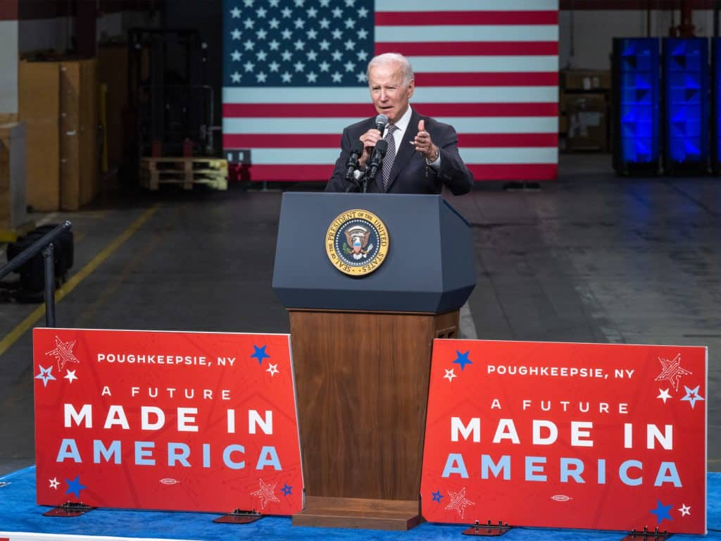 President Biden speaks at IBM facility in Poughkeepsie on Thursday