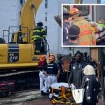 Firefighters rescue UES construction worker after fall down 25 foot deep hole