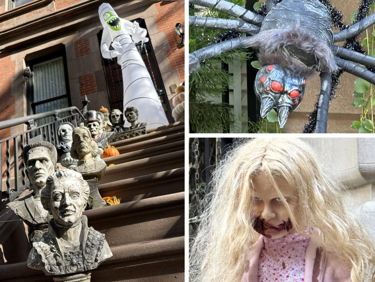 Upper East Side stoops are transformed into spooky showcases | Upper East Site