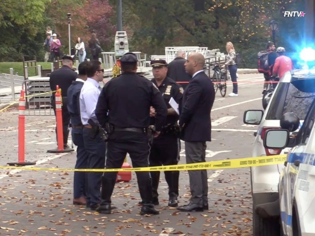 A jogger was struck from behind by a cyclist and critically injured in Central Park, police say