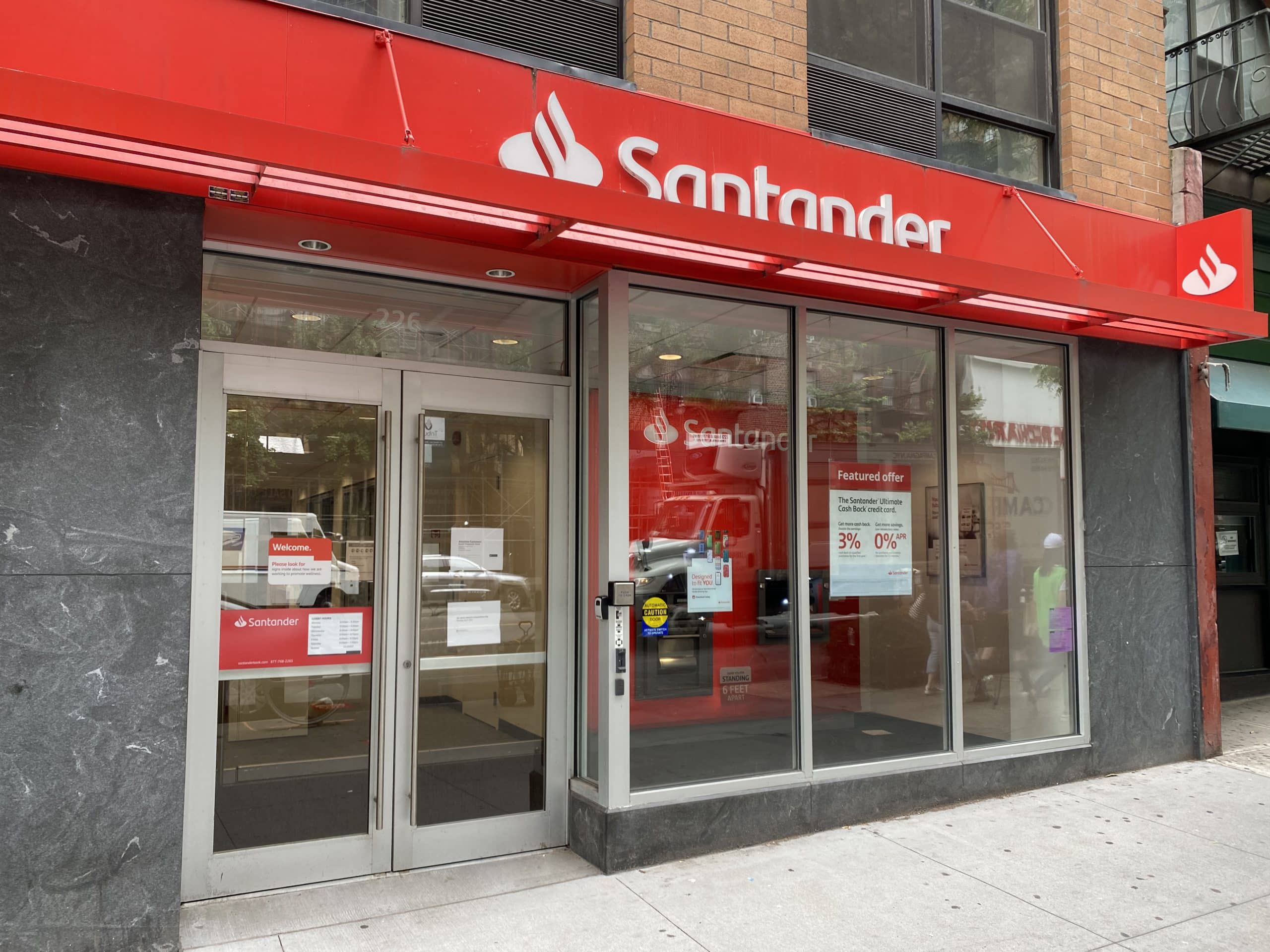 The Santander bank at 226 East 86th Street was robbed by the suspect in July, police say | Upper East Site
