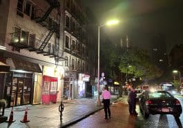 NYPD officers remain at the scene where a man jumped to his death early Wednesday morning | Upper East Site