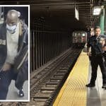 Police are searching for the unhinged suspect accused of shoving a man onto the tracks inside an UES subway station