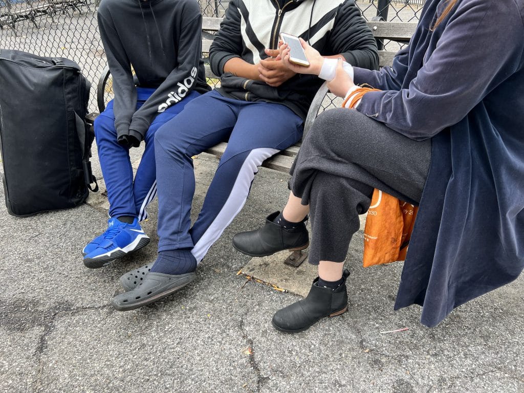 The three asylum-seekers from Venezuela arrived in NYC in mid-September