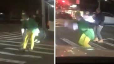 Man dressed as 'Buddy the Elf' hops across UES crosswalk | NYPD's 19th Precinct