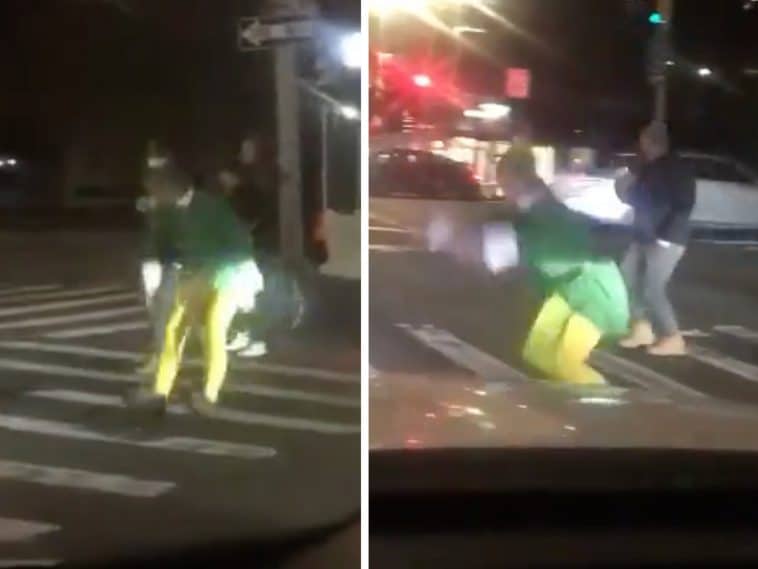 Man dressed as 'Buddy the Elf' hops across UES crosswalk | NYPD's 19th Precinct