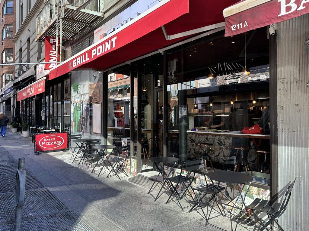 Saba's Pizza and Grill Point are located on Lexington Avenue between East 82nd and 83rd Streets | Upper East Site