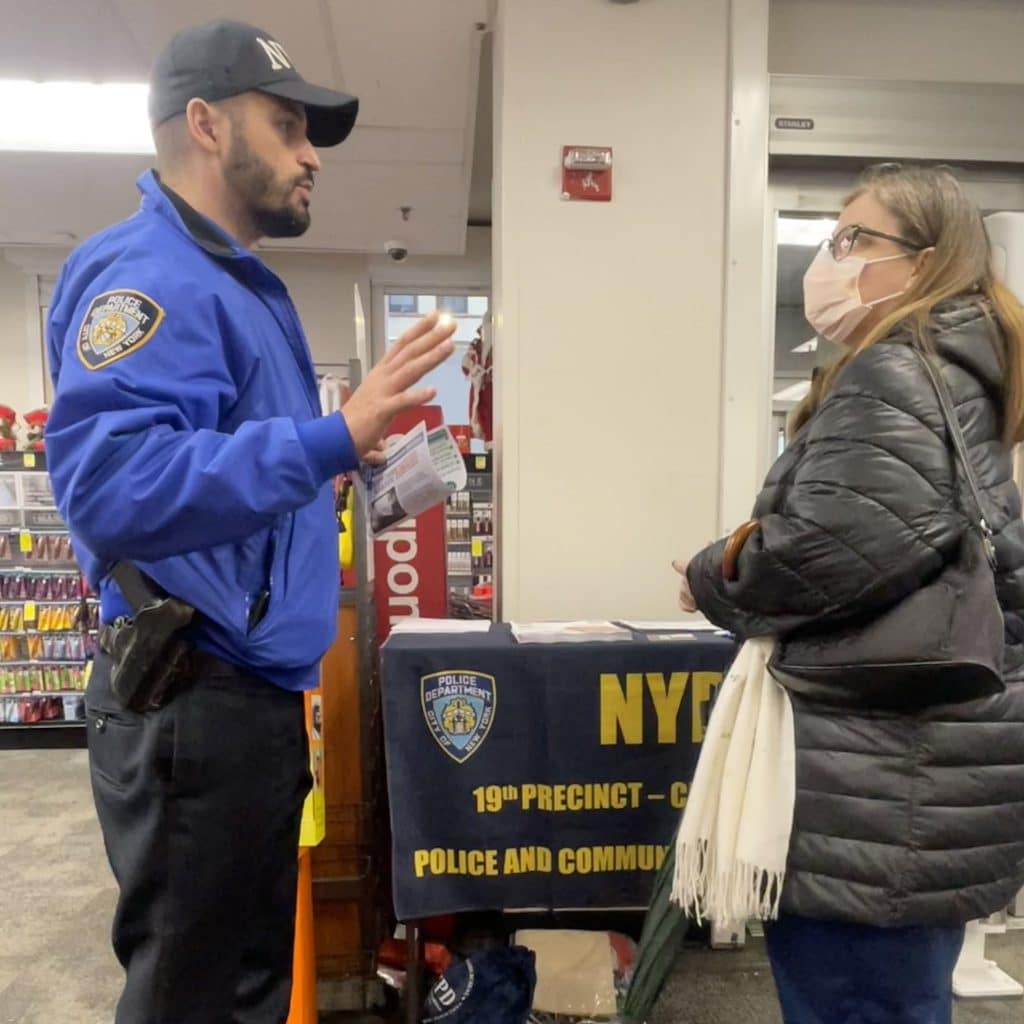 Last week, Crime Prevention Officer Det. Nuccio warned CVS shoppers of the new scam | NYPD's 19th Precinct