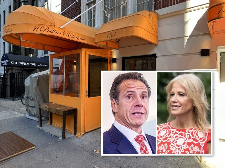 Disgraced former Gov. Andrew Cuomo spotted dining on the UES with Kellyanne Conway