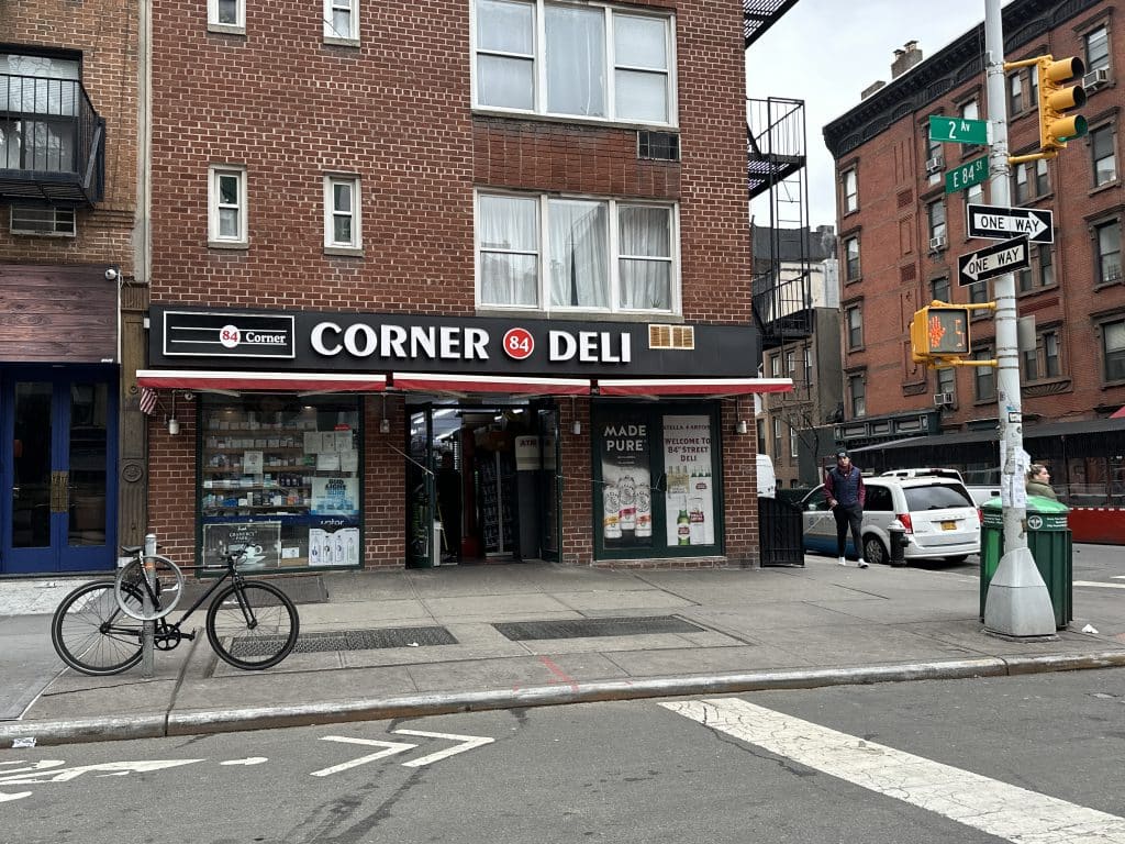 The assault unfolded in front of 84 Corner Deli, located at 1624 Second Avenue | Upper East Site