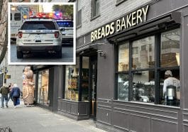 An elderly man got smashed in the face with a golf club by a homeless man outside Breads Bakery on the UES, police say | Upper East Site
