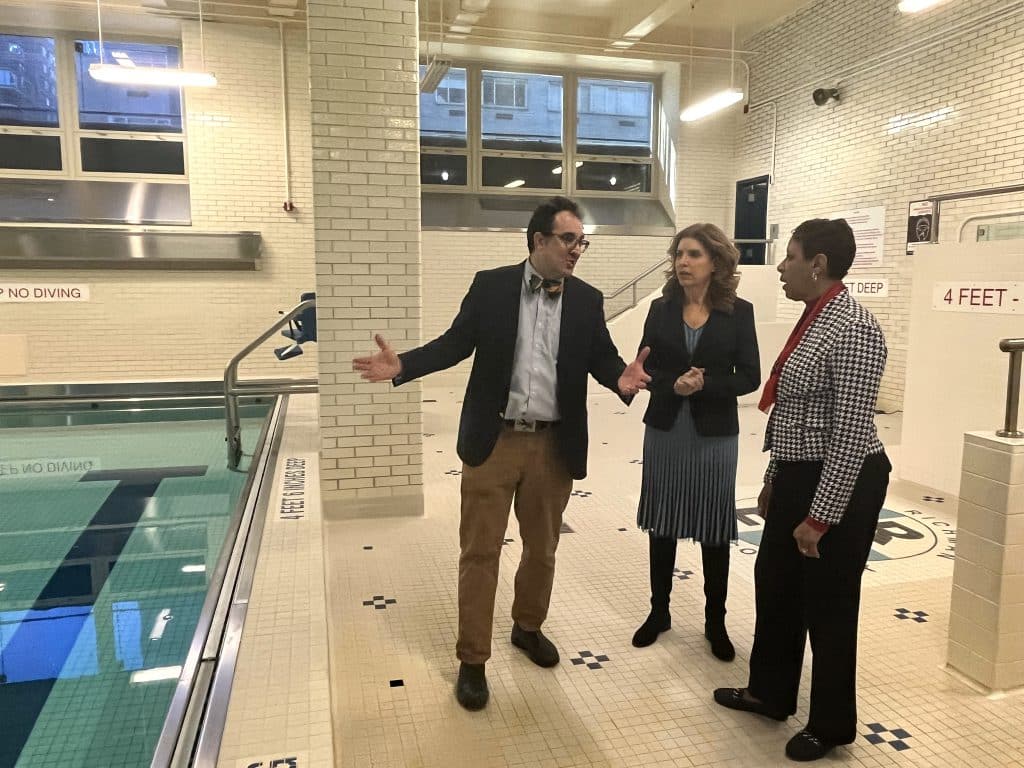 Renovations to the Julia Richman Educational Complex will include the pool locker room | Council Member Julie  Menin's Office