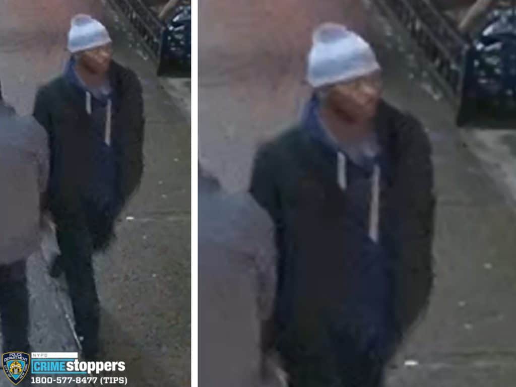The suspect wanted in both robberies was caught on surveillance cameras | NYPD