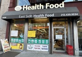 East Side Health Food, located at 1498 Third Avenue, between East 84th and 85th Streets on the Upper East Side, is closing next month | Upper East Site