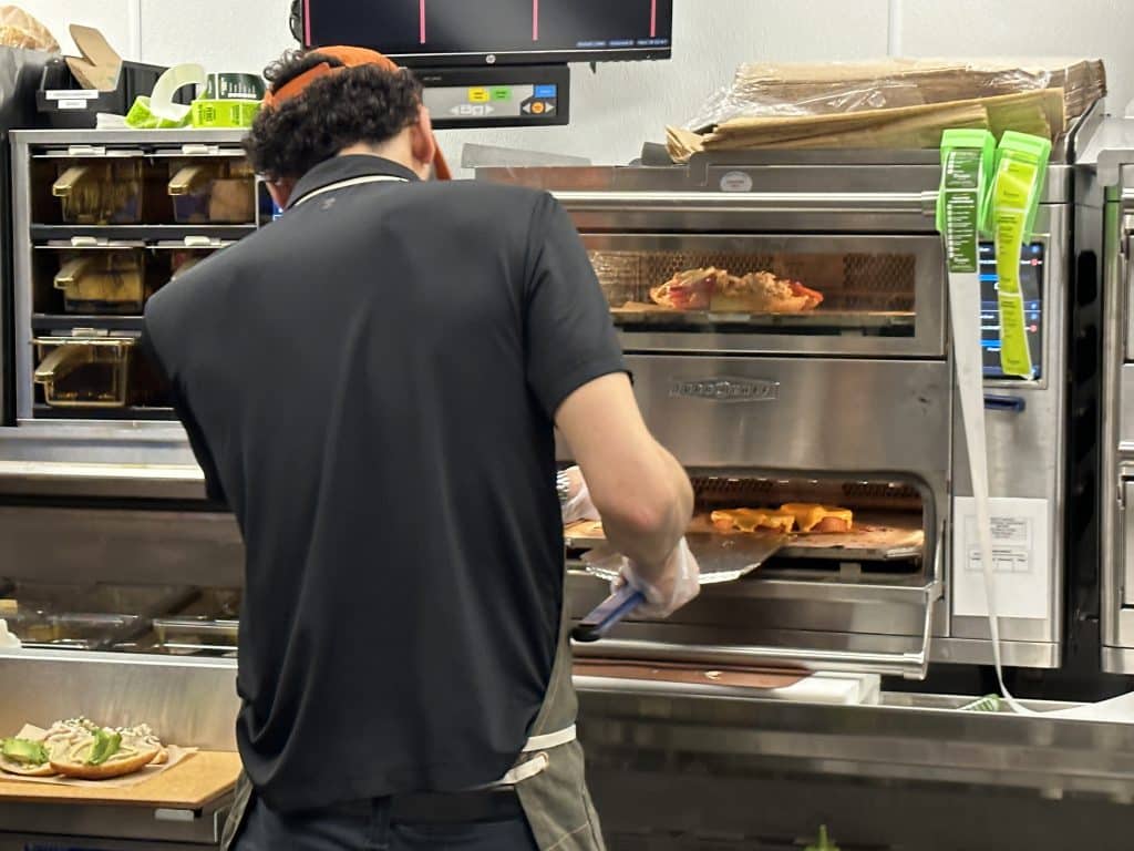 UES customers can see their food being prepared in Panera Bread's open kitchen | Upper East Site