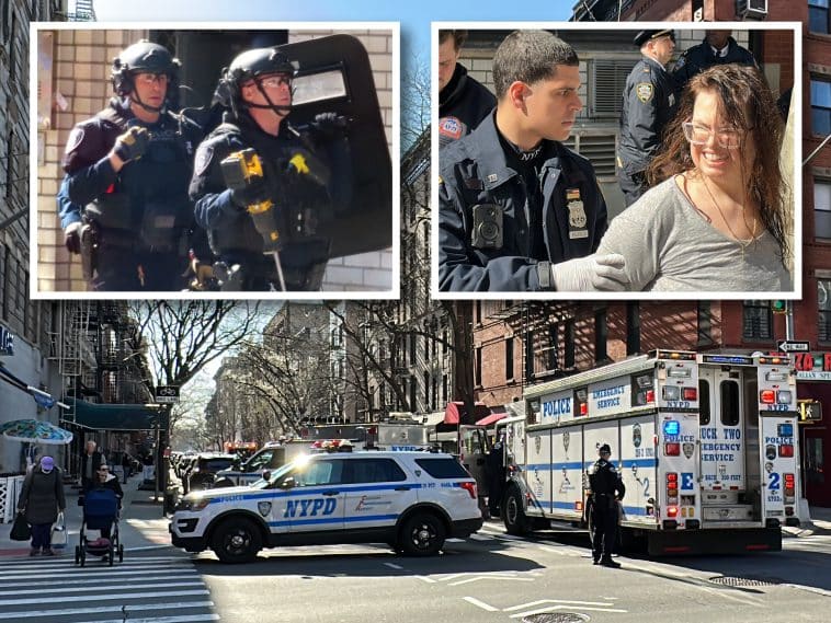 An unprovoked stabbing inside an UES apartment building prompted a large NYPD response, a witness said | Upper East Site