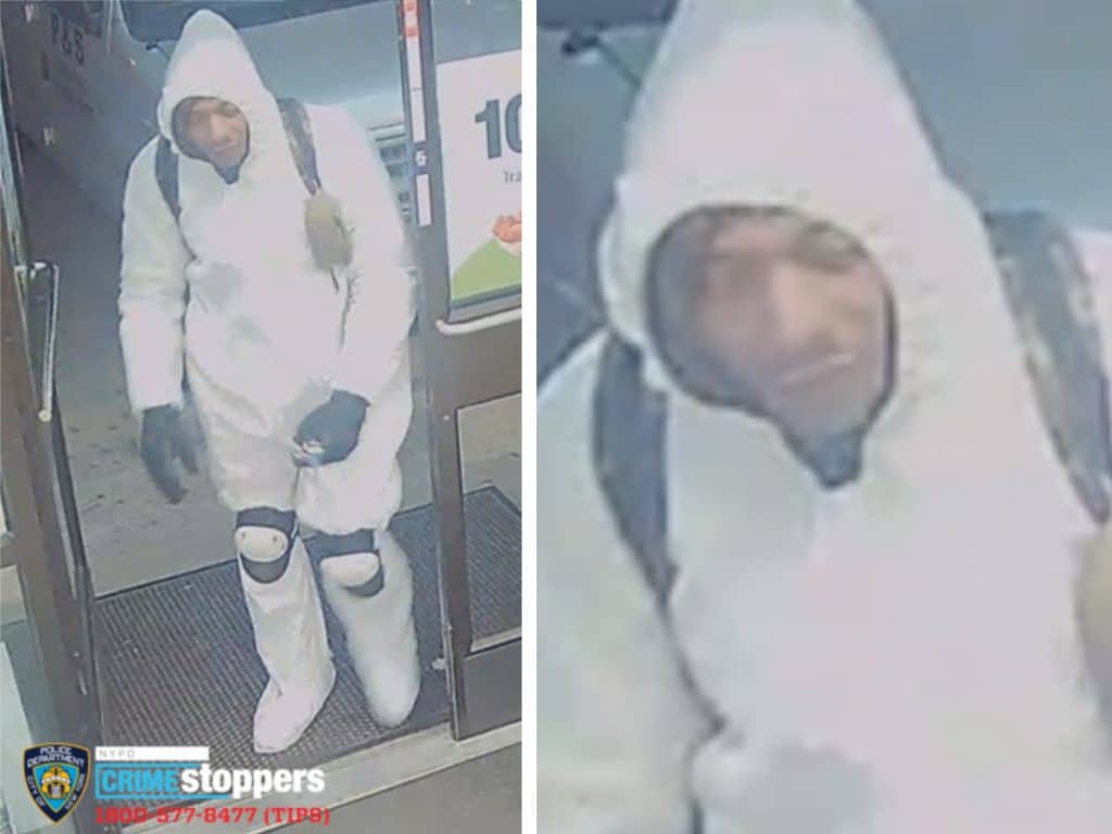 The UES murder and robbery suspect is seen unmasked in a new image released by police | NYPD