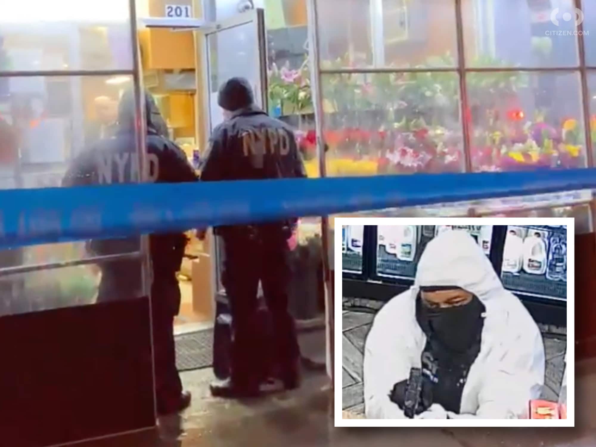 UES deli murder suspect seen in surveillance video from Bronx robbery | Citizen app, NYPD