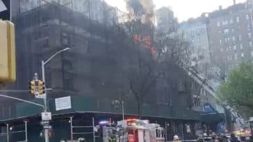 Flames erupted from an UES apartment building Wednesday afternoon | Citizen app
