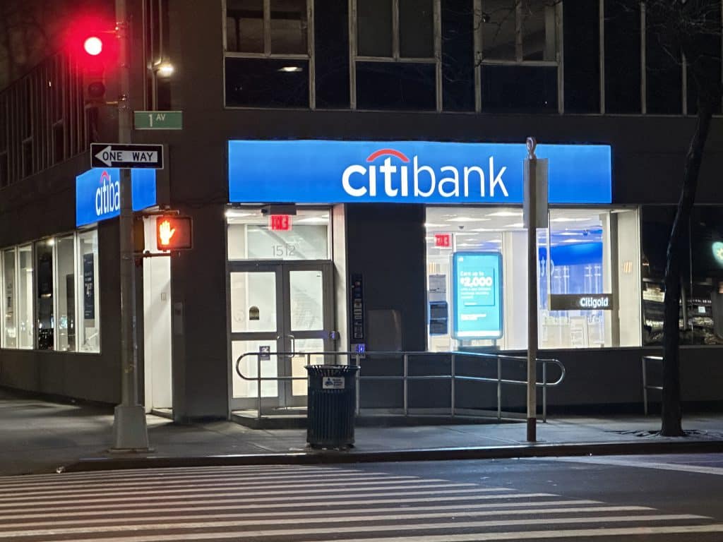 A victim whose debit card was stolen from this UES Citibank branch had  $1,200 taken | Upper East Site