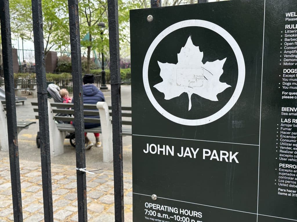 John Jay Park is located on East 77th Street between York Avenue and the FDR Drive | Upper East Site