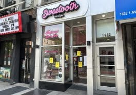 Five closure notices and a cease and desist order are stuck to Sweetooth's storefront | Upper East Site