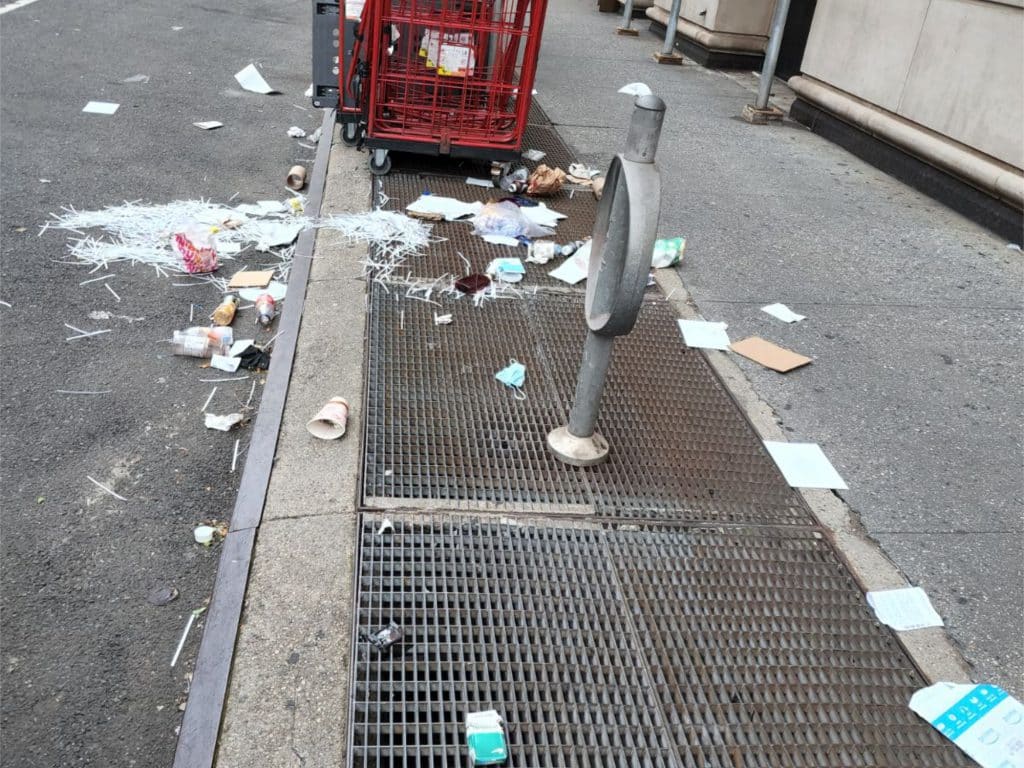Street sweepers do not have a designated time to clean when the curbs on Lexington Avenue | Andrew Fine