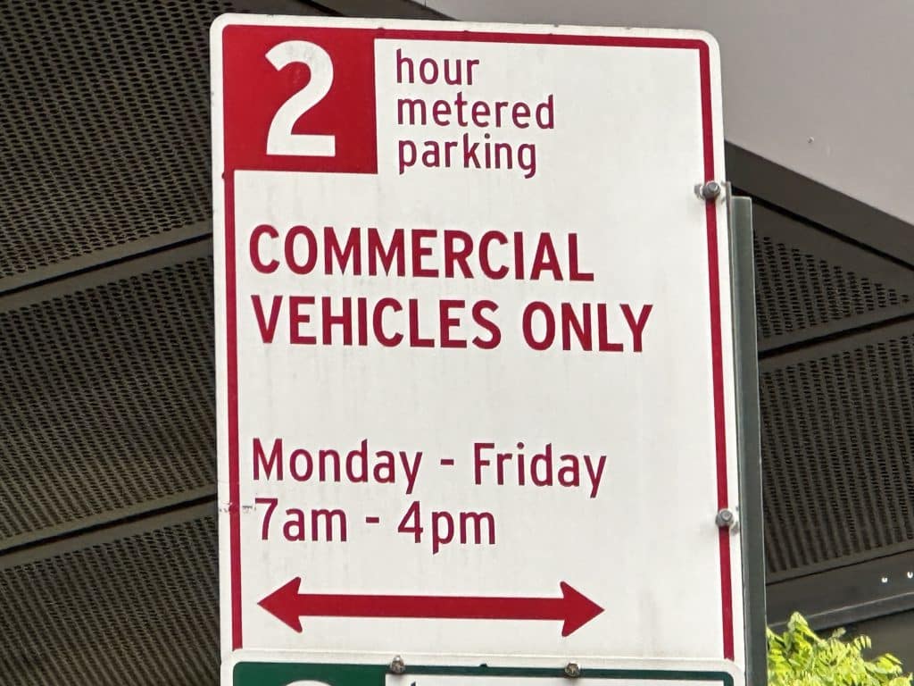 No Standing signs that allowed for street cleaning were replaced with Commercial Vehicles Only | Upper East Site