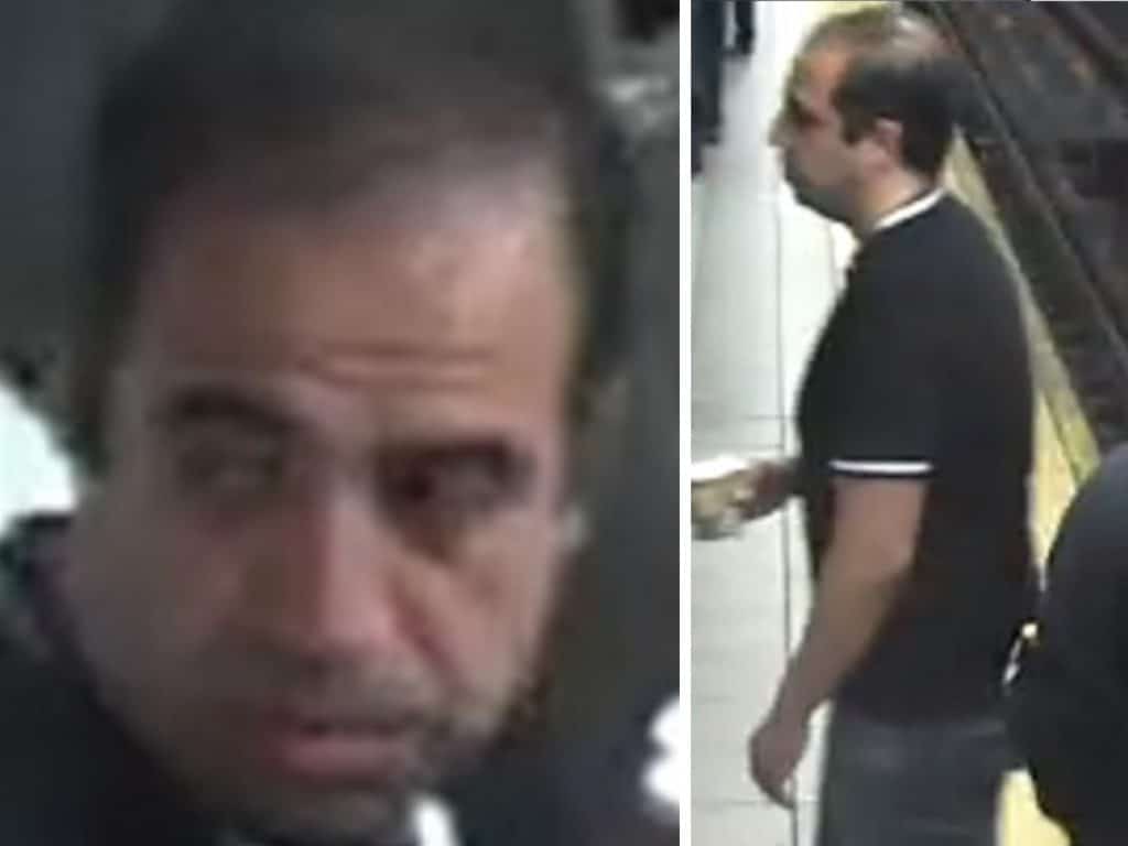 Police released surveillance photos of the assault subway suspect Sunday evening | NYPD