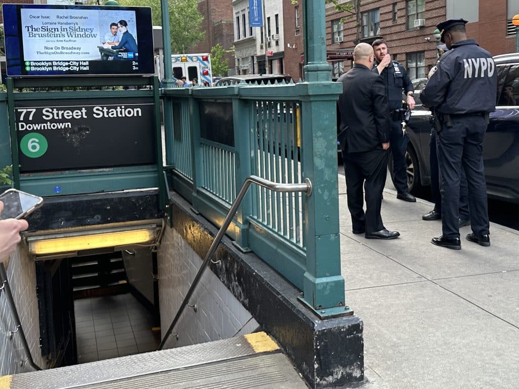Police say the victim was attacked on a (6) train at the 77th Street subway station | Upper East Site
