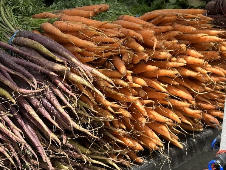 Farmers' market fresh fruits and vegetables, wild-caught seafood, free-range eggs are available every weekend on the Upper East Side | Upper East Site