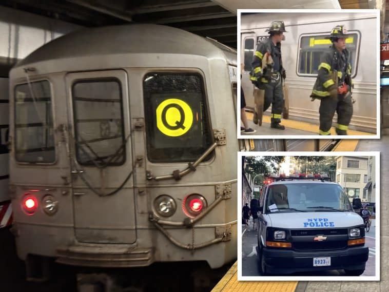 A second man leaps to his death in front of an UES subway train Monday evening, Upper East Site, Teresa Nhat Wang