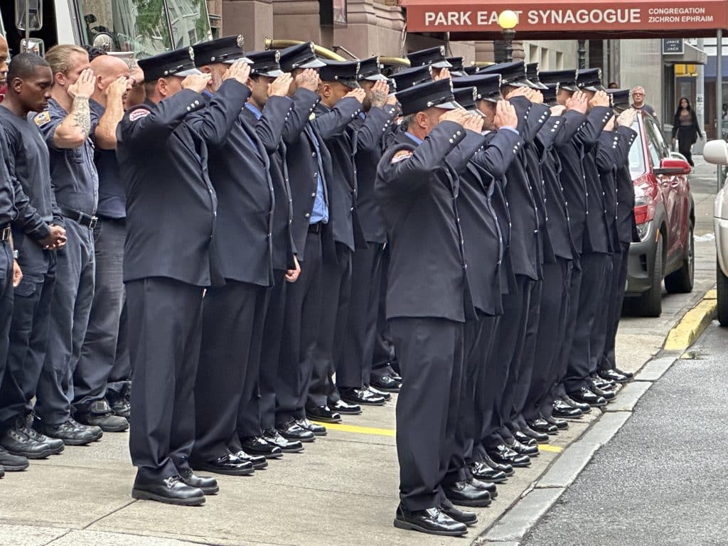 FDNY firefighters saluted their fallen comrades during Monday's remembrance | Upper East Site