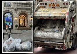 The Sanitation Department shamed Ralph Lauren over its Upper East Side flagship store's trash on the curb | Upper East Site, DSNY