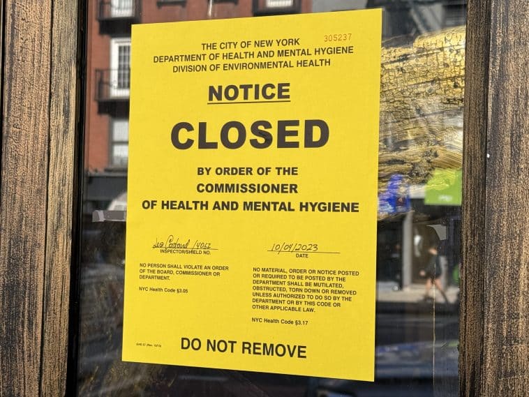 The Health Department has shut down a popular Upper East Side Indian restaurant over unsanitary conditions | Upper East Site