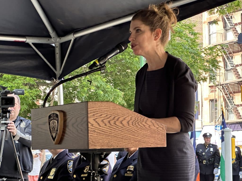 Council Member Julie Menin helped facilitate an Upper East Side street co-naming for fallen NYPD Patrolman John Flood | Upper East Site